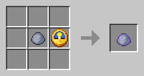 An Image displaying the Empty Timestone Crafting Recipe